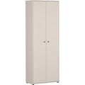 Mehrzweckschrank mit 2 Türen in Kaschmirbeige, 73,7 × 197,5 × 34,8 cm